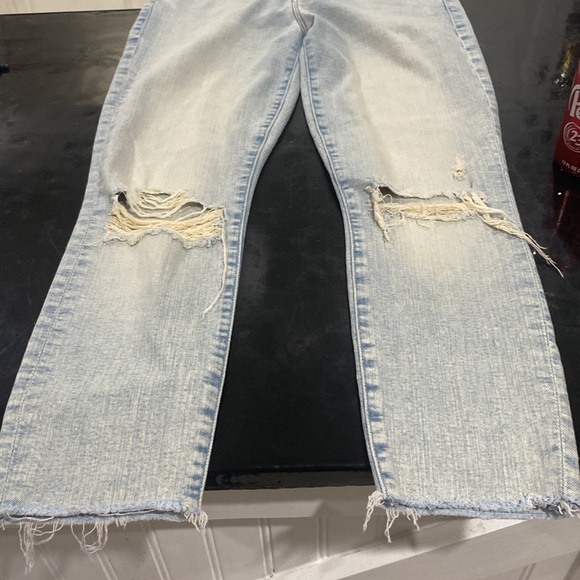 MOTHER THE STUNNER ZIP CROP ANKLE STEP FRAY IN ROLLING IN THE BUSHES - Picture 5 of 16